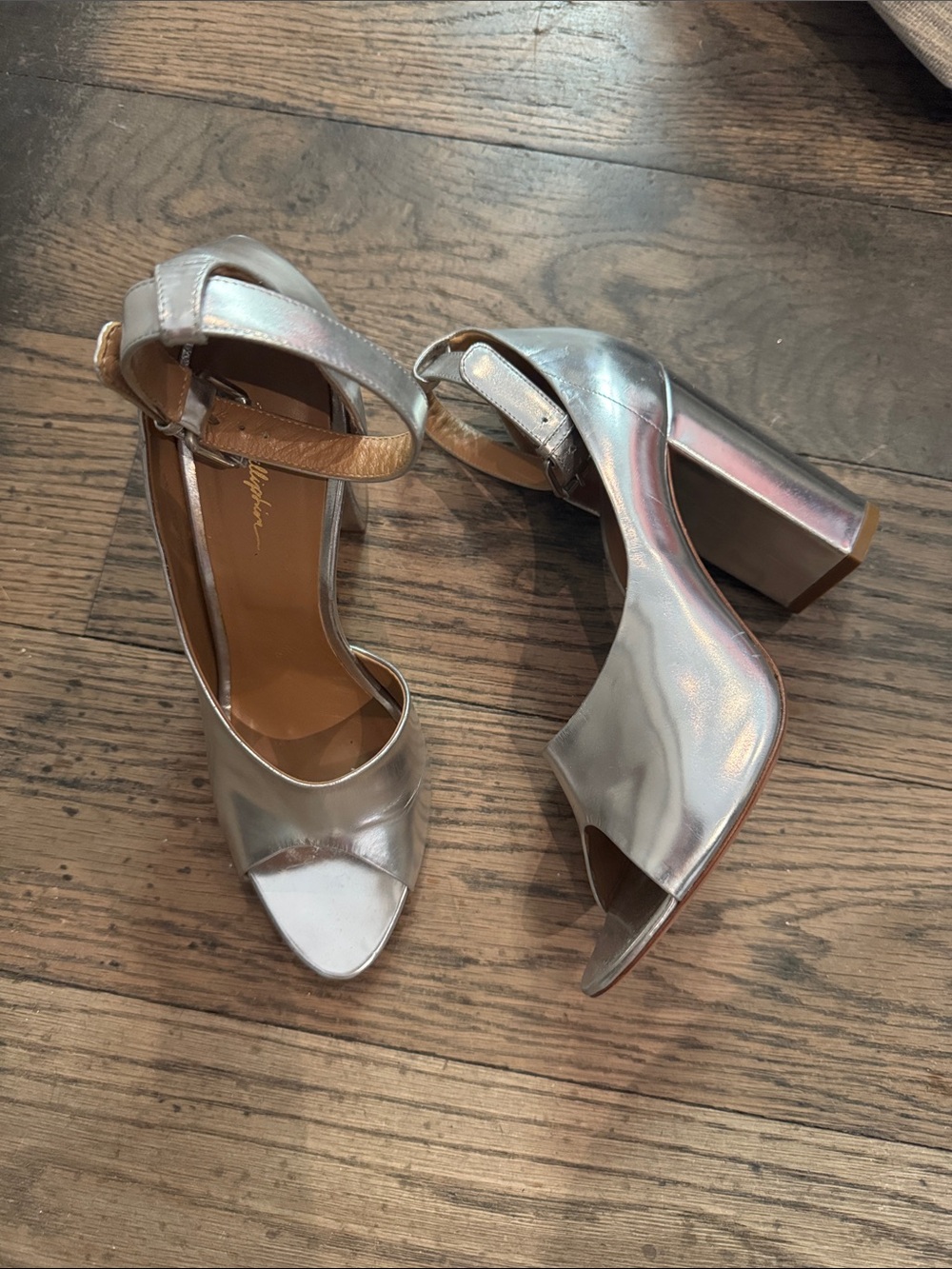 Philip Lim Silver Sandal